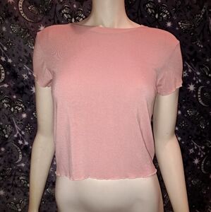 Pink Crop Top